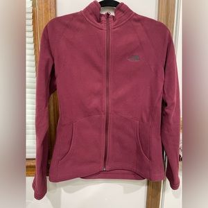 North face fleece zip up